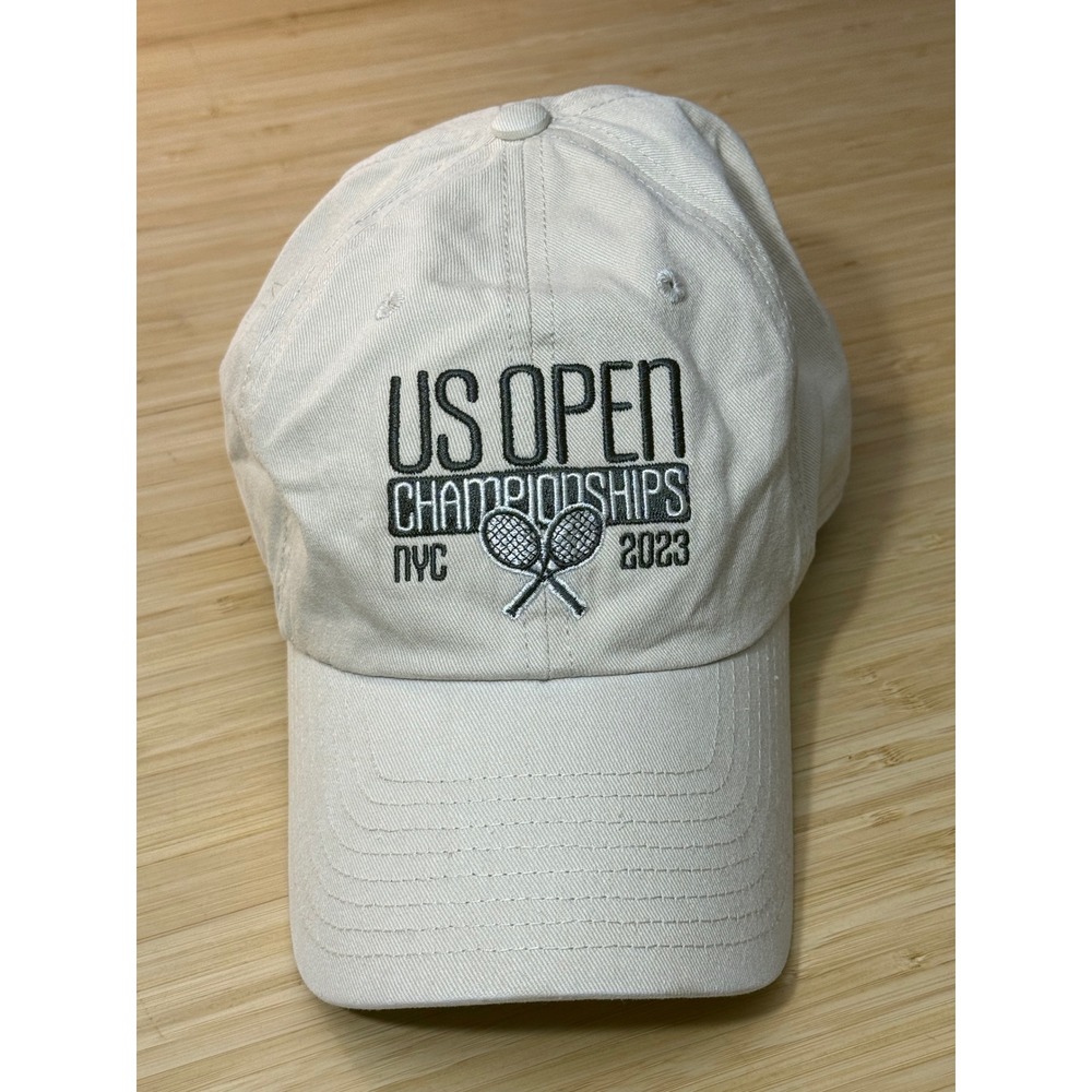 47 Brand US Open Championships 2023 NYC Tennis Hat Tan Adjustable JP Morgan Cap
